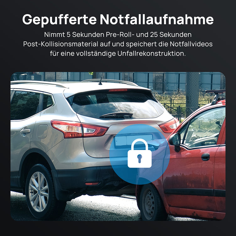 70mai Dashcam A510 - Emergency recording