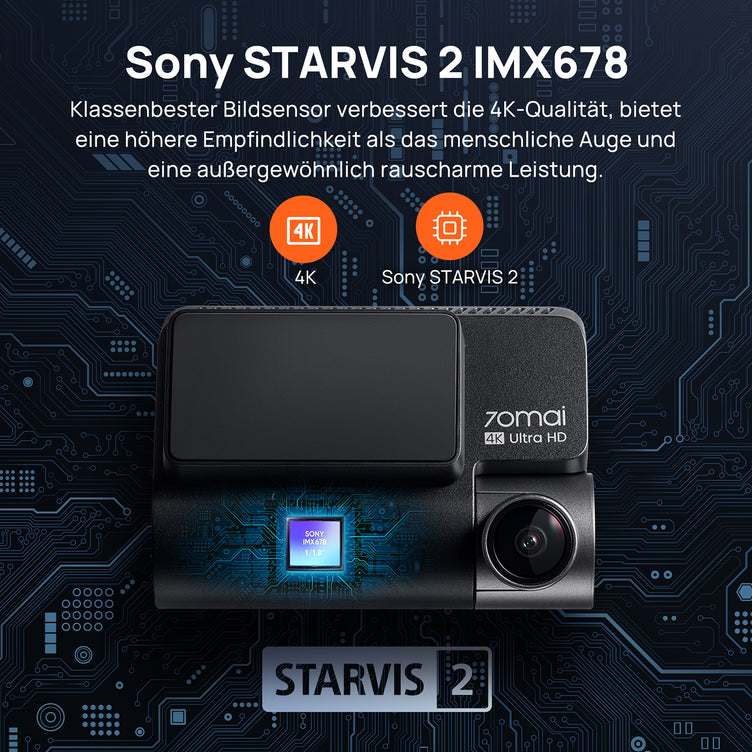 70mai Dashcam A810-Sony STARVIS 2