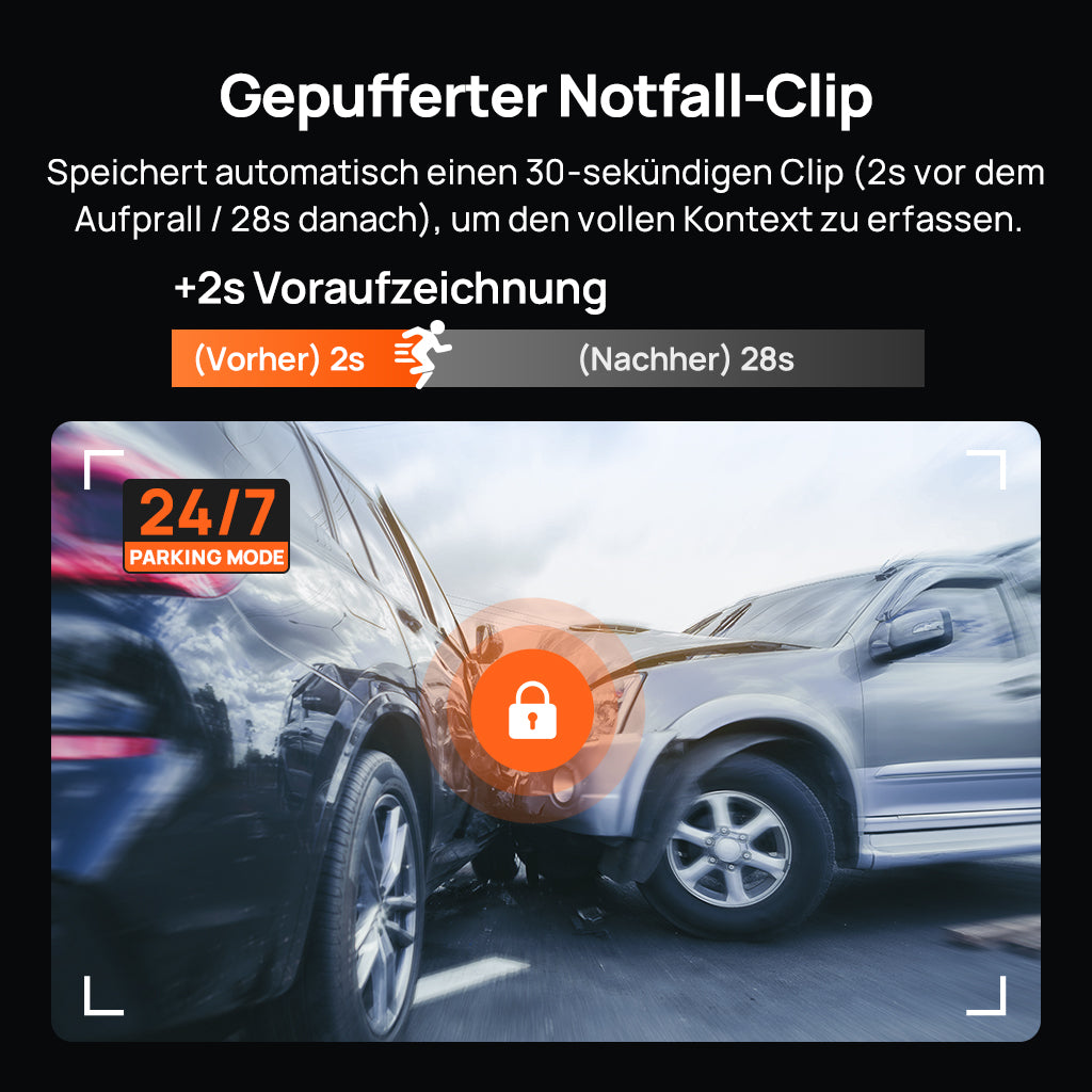 70mai Dash Cam 4K M800 with Built-In eMMC, Dual Sony STARVIS 2, HDR Recording, 4G LTE & Compact Design